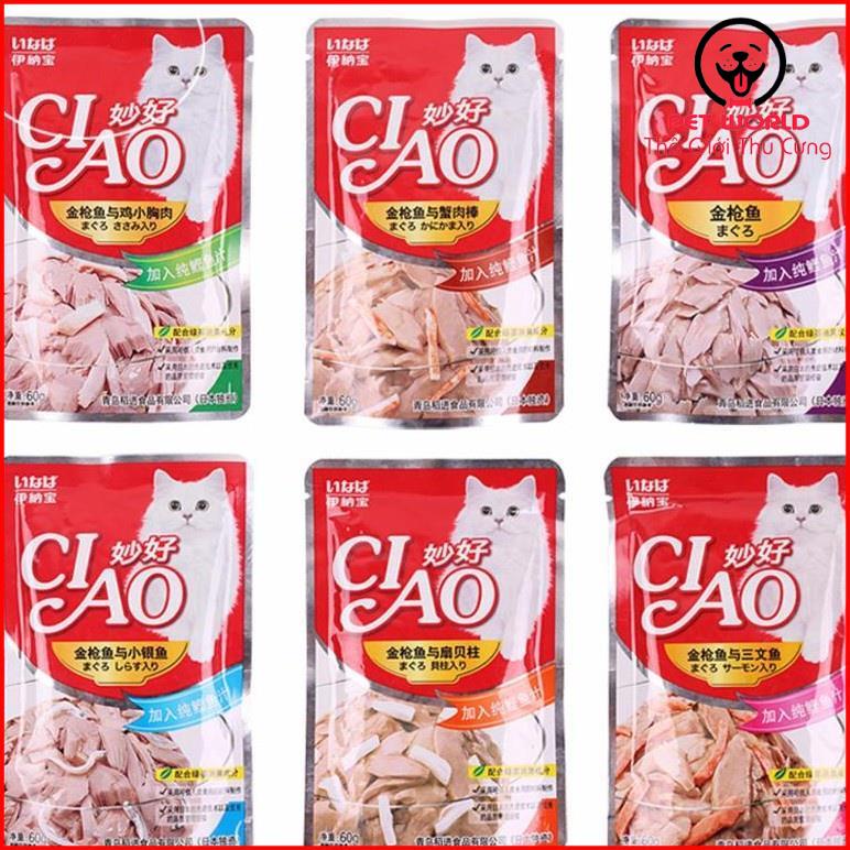 Pate Ciao dành cho Mèo đủ vị 60g