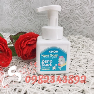 Nước rửa tay tạo bọt Zero Dust K-mom