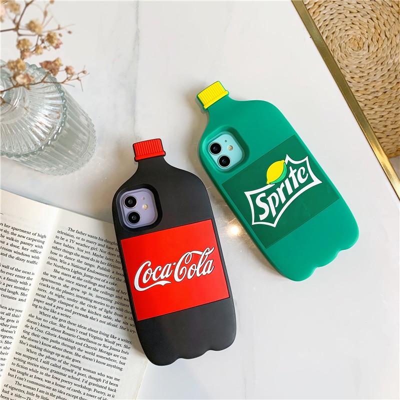 iPhone 11 Pro Max / iPhone12 / iPhone X / iPhone 7 Plus / iPhone 8 / iPhone 6 Sprite Cola Phone Case Vỏ điện thoại silicon mềm