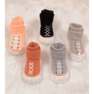  Tất len sơ sinh cao cổ giả giày cho bé trai  bé gái từ 0-3 tháng 