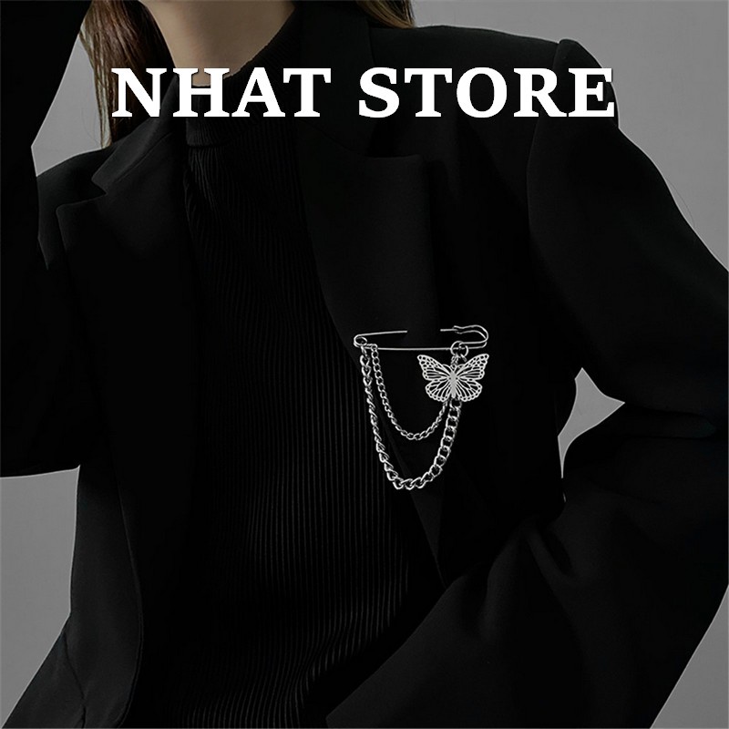 Ghim cài áo hình bướm thới trang độc đáo cho cả nam và nữ