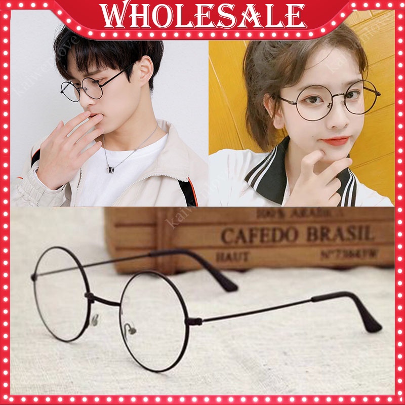【Giá Thấp Nhất】Kính Râm Harry Potter Gọng Tròn Mỏng Khung Kim Loại Tròn Mỏng Dành Cho Nam Và Nữ