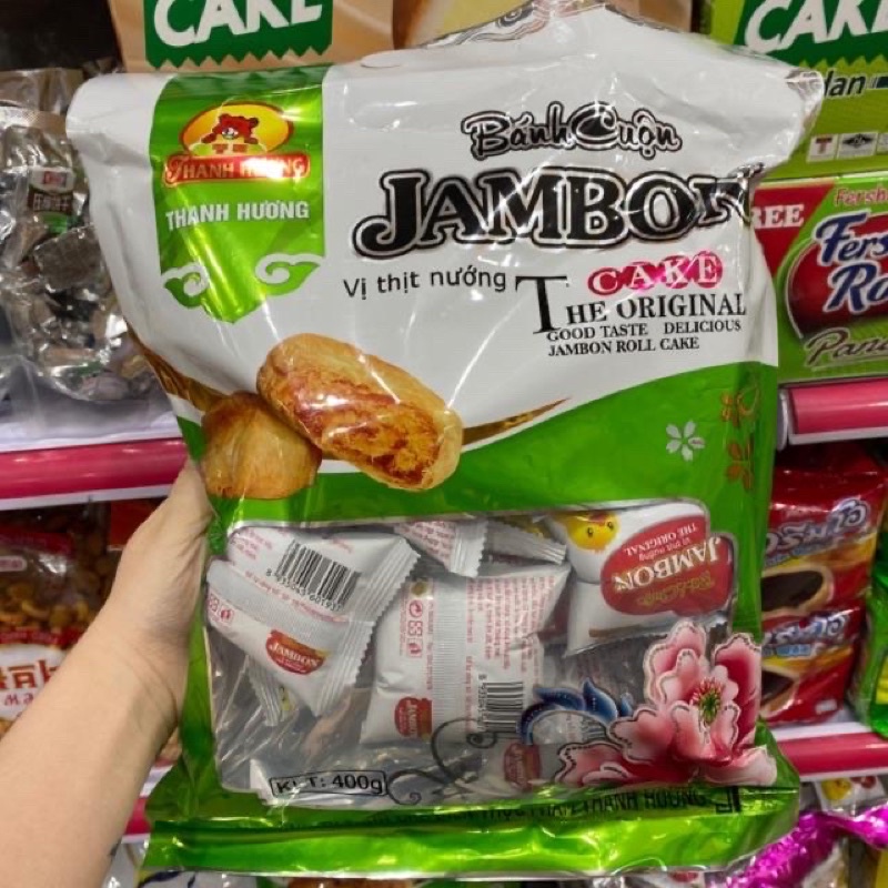 BÁNH CUỘN JAMBON THỊT NƯỚNG THANH HƯƠNG 400G