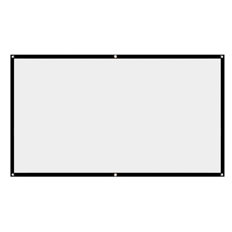 72 Inch Projector Screen For Home Office Theatre High Definition Curtain 16:9