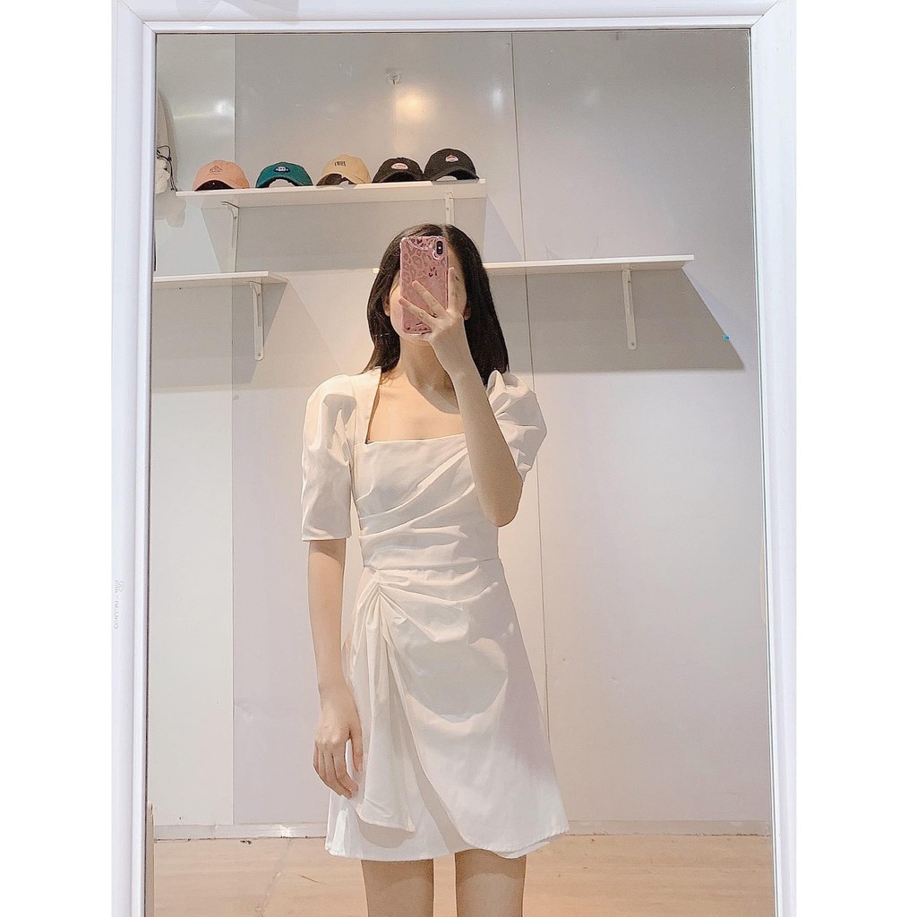 🌈 Đầm trắng xẻ vạt  (Có sẵn/ảnh thật) | BigBuy360 - bigbuy360.vn