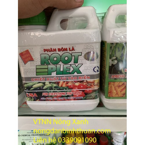 PHÂN BÓN HỮU CƠ RONG BIỂN ROOT PLEX SEAWEED EXTRACT USA CAN 1 LÍT - ROOT PLEX SEAWEED EXTRACT - ROOT PLEX 1 lít