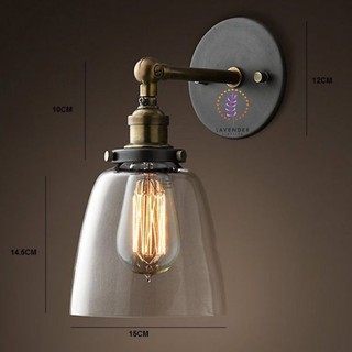 Đèn tường chao kính TU050