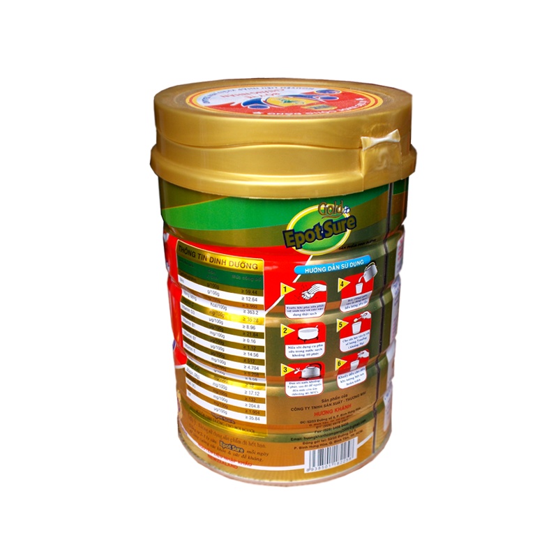 Sữa Epotsure Grow Plus 900g (Dinh dưỡng hiệu quả cho trẻ SUY DINH DƯỠNG THẤP CÒI TỪ 1-18 TUỔI)