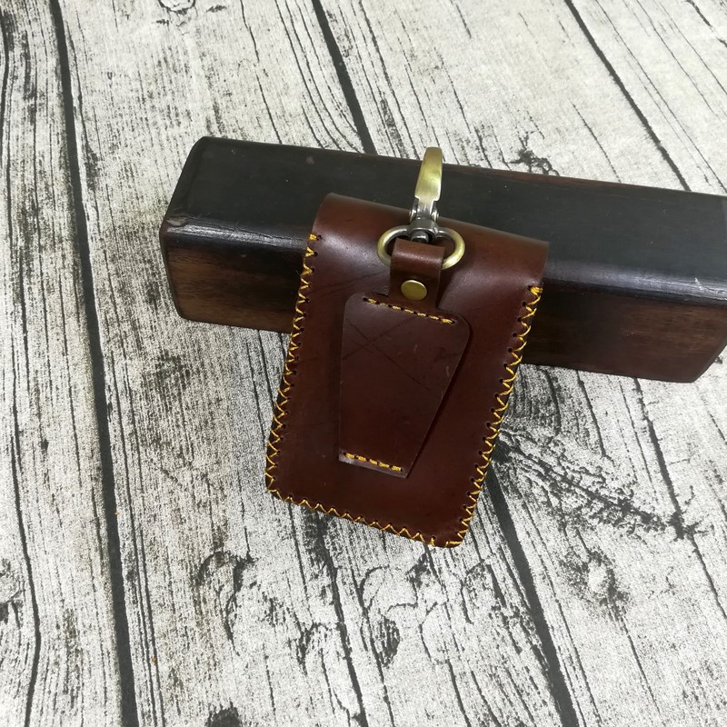 Kichi Store -Bao da đựng gói thuốc lá kiêm zippo da bò thật 100% handmade