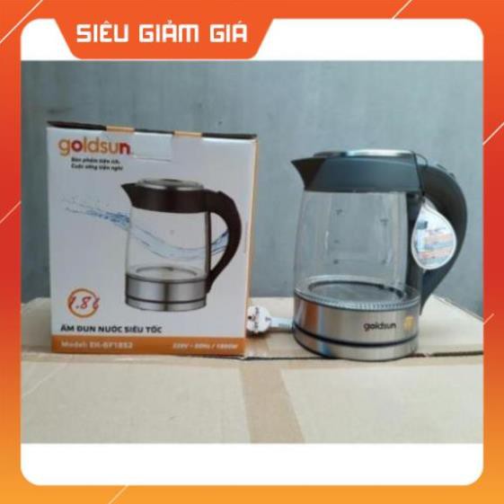 [FreeShip] Ấm siêu tốc thủy tinh Goldsun 1.8 lít EK-GF1852.