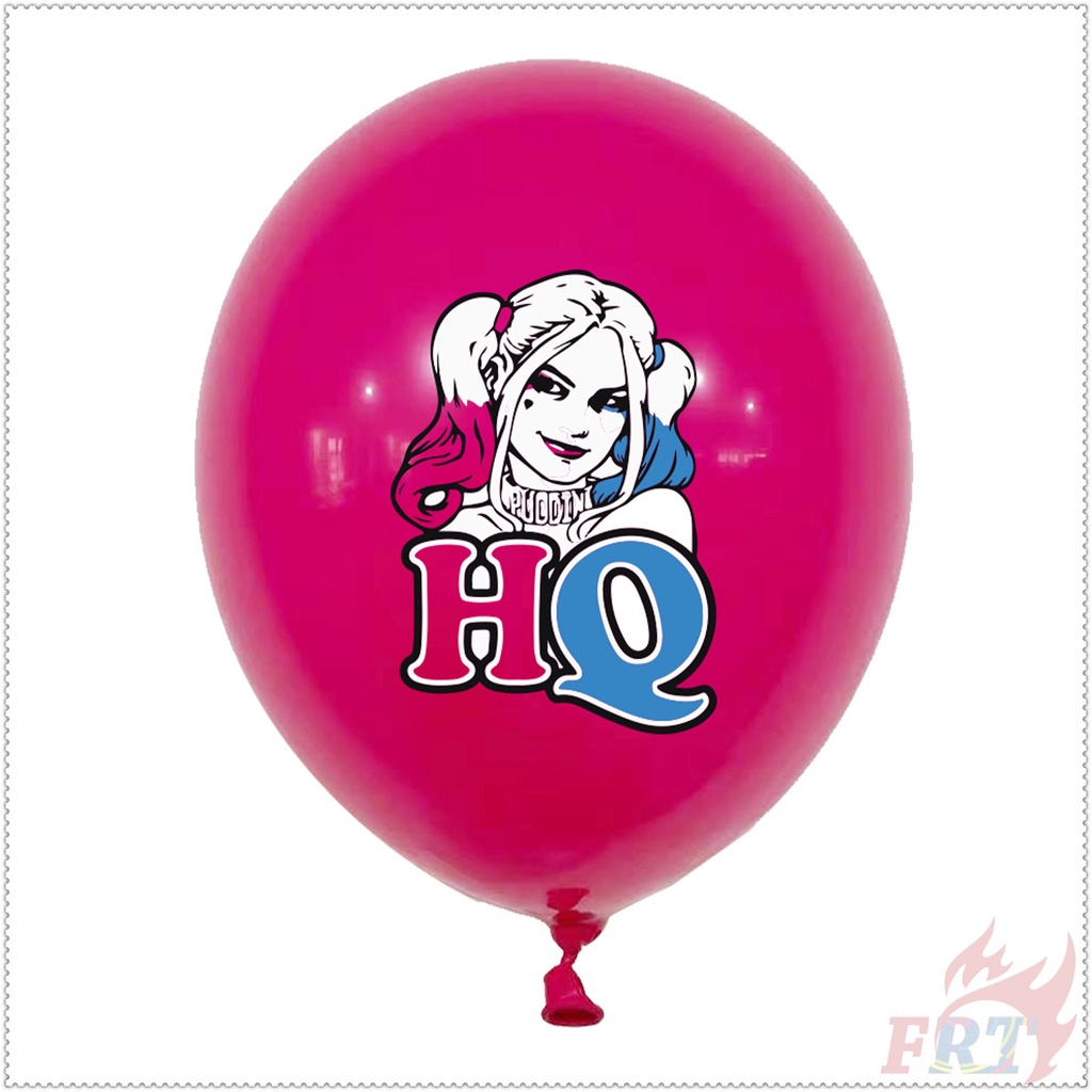 Bong bóng họa tiết Harley Quinn cỡ 12inch trang trí tiệc sinh nhật