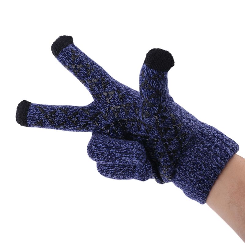 Găng Tay Trượt Tuyết Mùa Đông Hai Lớp Lót Nhiệt Cảm Ứng Cho Nam Nữ