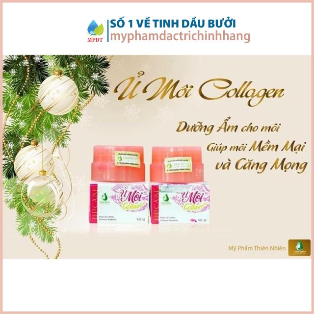 Mặt nạ ủ môi Collagen Ngân Bình dưỡng môi mềm mại, làm hồng môi, hết thâm