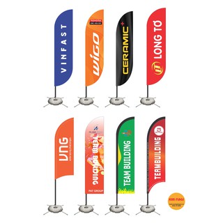 Cờ cánh buồm, cờ quảng cáo, cờ bãi biển, cờ giọt lệ, cờ phướn