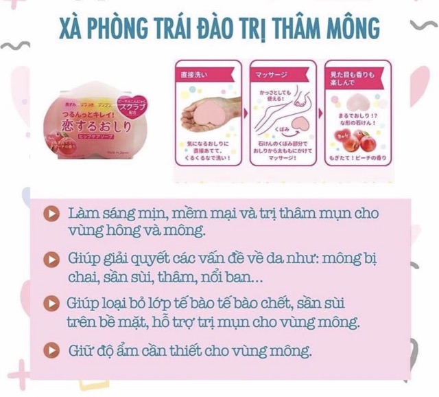 XÀ PHÒNG THÂM MÔNG PELICAN 80G - NHẬT BẢN