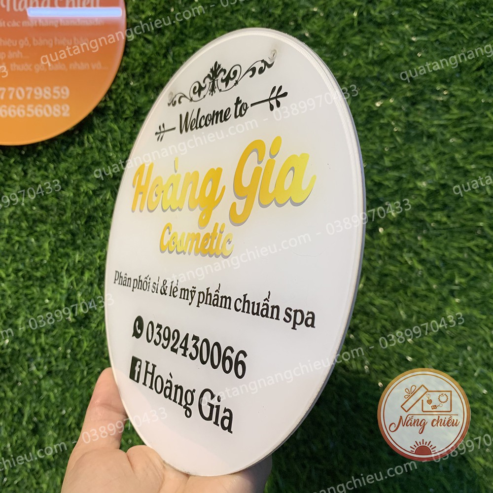 Bảng hiệu trang trí shop_ Bảng hiệu chuyên phân phối sỉ lẻ mỹ phẩm