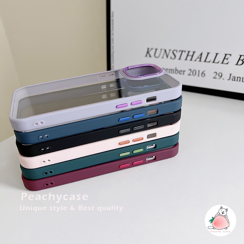 Ốp Điện Thoại PC Cứng Trong Suốt Mạ Điện HD Cho iPhone 13 11 12 Pro Max Xs Max Xr 7 8 6 Plus