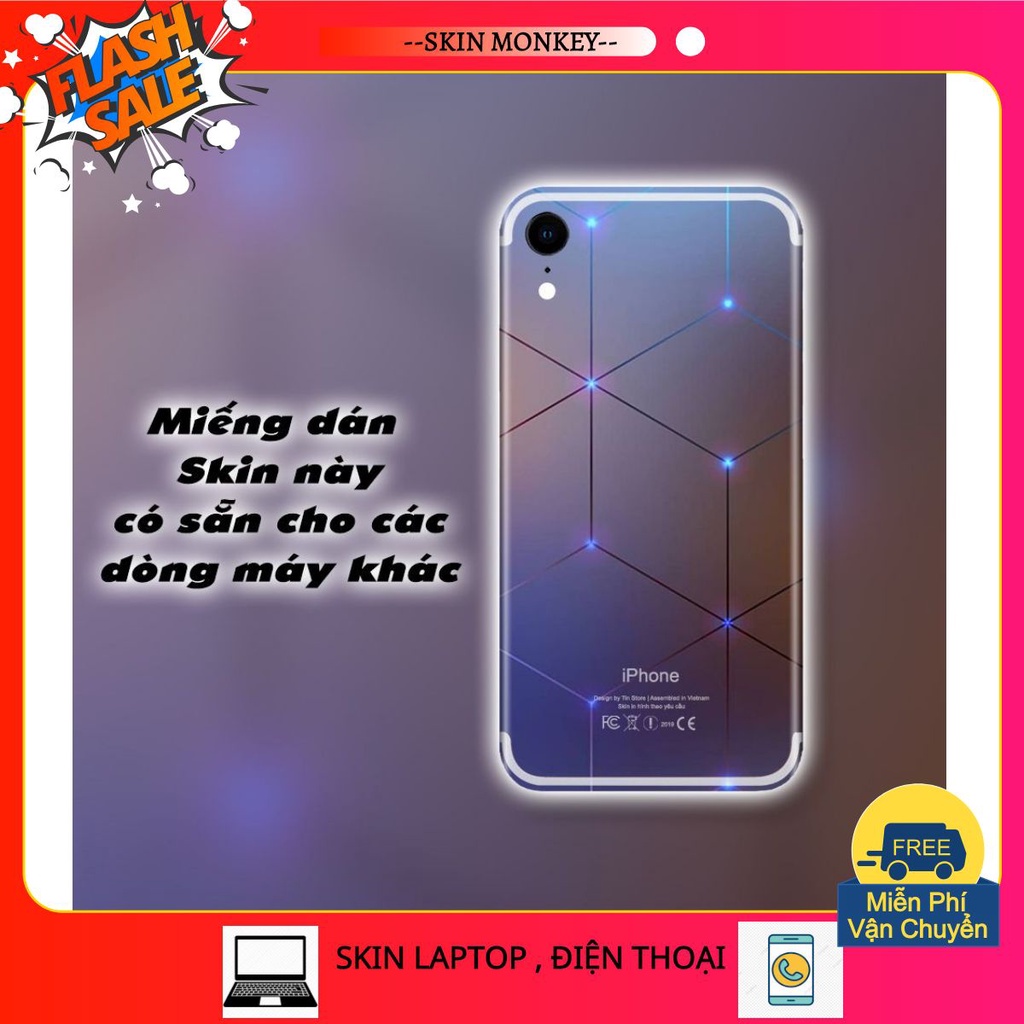 Miếng dán skin hình độc đáo tính tế (Mã: atk221) cho iPhone 5/6/6Plus/7/7Plus/X/XS max/11/11 Pro/11Pro max