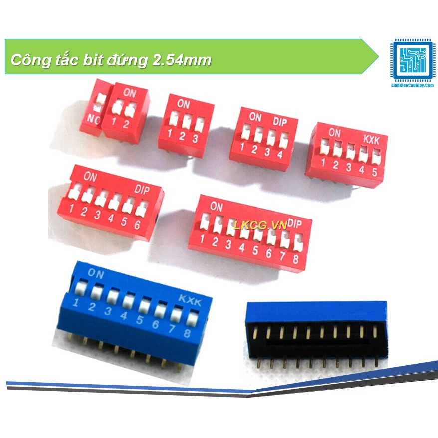 Công tắc bit đứng 2.54mm