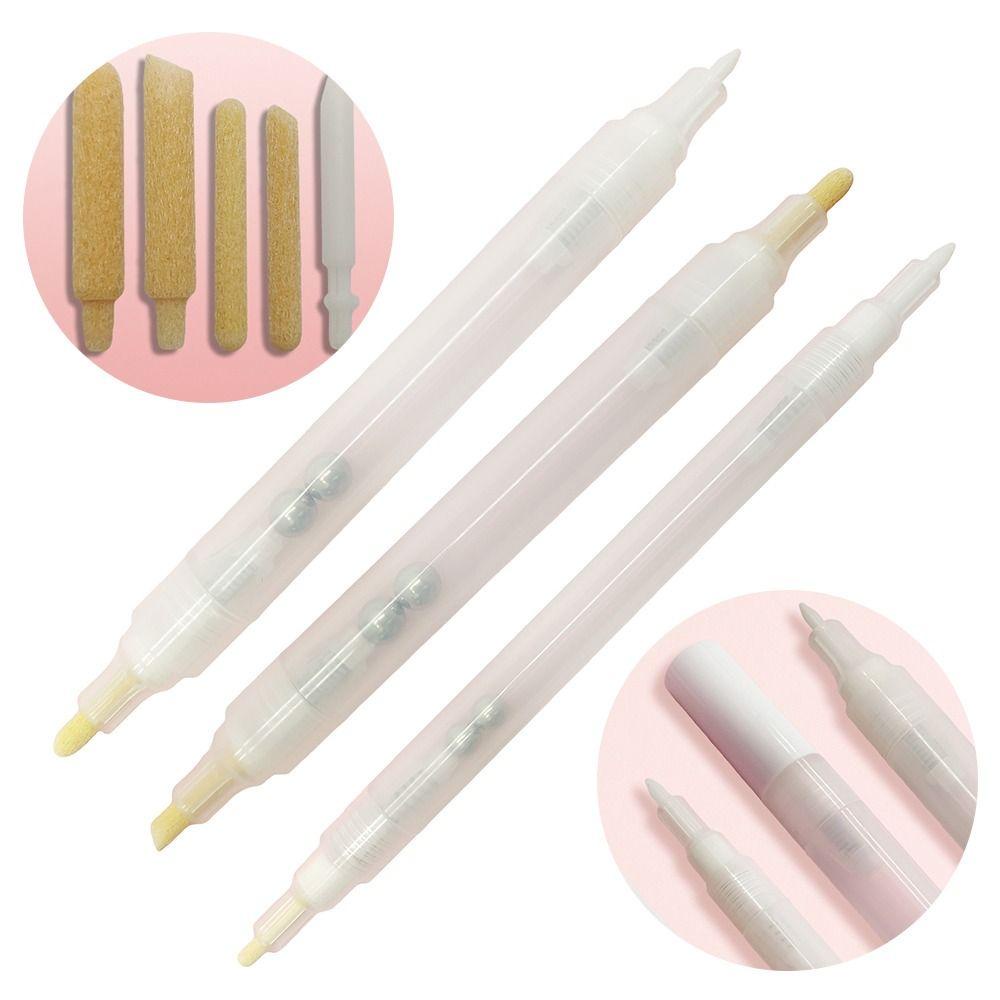 LAKAMIER Set 2 Ống Đựng Bút Trong Suốt Tiện Dụng