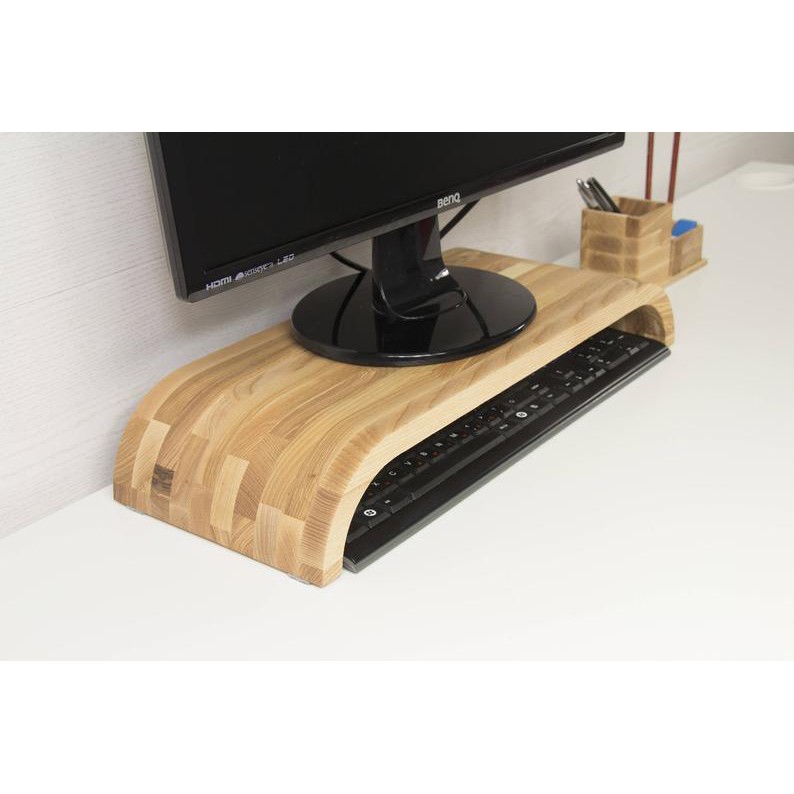Kệ Gỗ Kê Màn hình máy tính / Laptop TiTi Wood LS06 thiết kế cong cao cấp