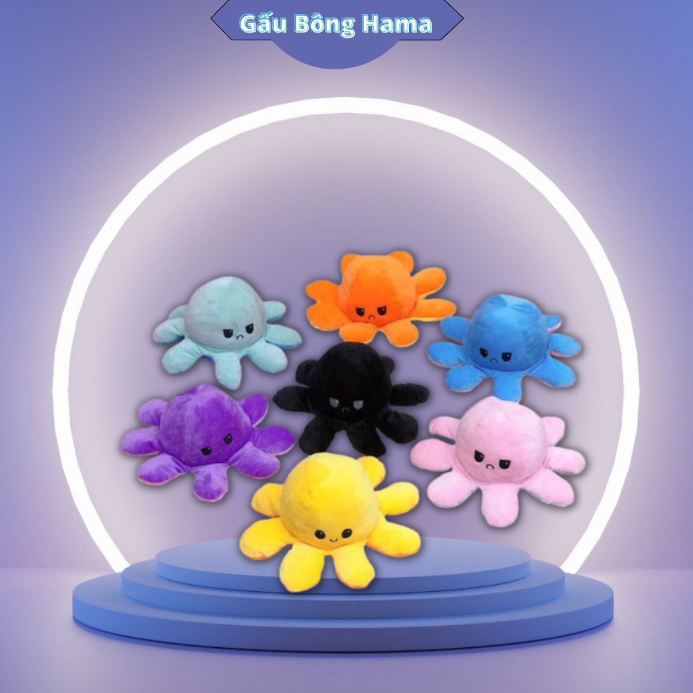 Bạch Tuộc Cảm Xúc Gấu Bông Bạch Tuột Cảm Xúc size lớn to khổng lồ mini nhỏ 2 mặt 20cm 25cm 30cm