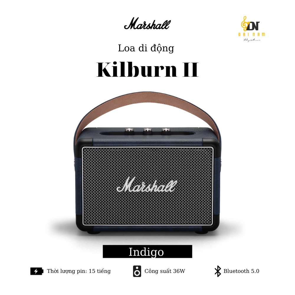  Loa Bluetooth Marshall Kilburn II Chính Hãng - Bảo hành chính hãng 1 năm 1 đổi 1