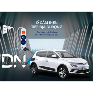 Ổ cắm điện tiếp địa cho vinfast e34 - ổ cắm điện tiếp đất - sạc vinfast -