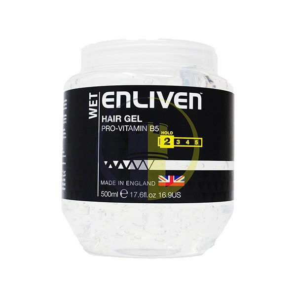 Gel Tạo Kiểu Tóc ENLIVEN Mens Hair Gel Pot Wet Hold 250ml