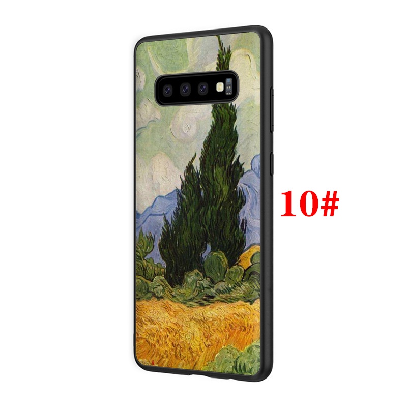 Ốp điện thoại silicone TPU mềm hình tranh Van Gogh cho Samsung S9 Plus S10E S10 Lite Plus