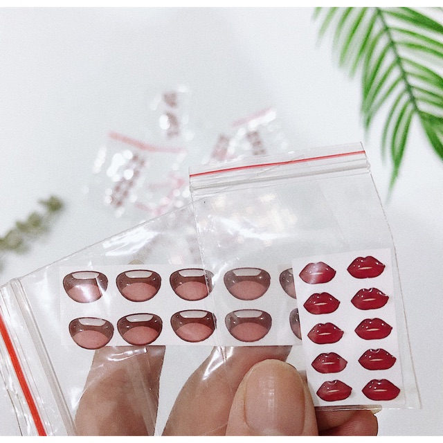 Mắt miệng dán búp bê handmade