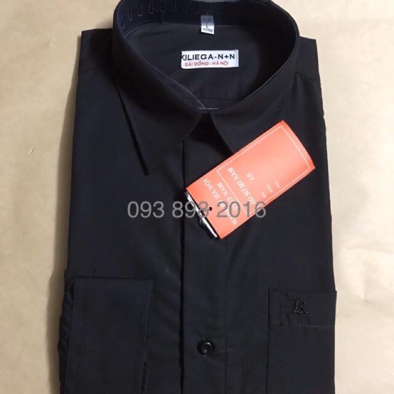 Sơ mi nam dài tay dáng suông trung tuổi