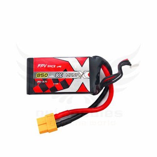Pin mania-x 11.1v 3s 850mah 80c fpv race