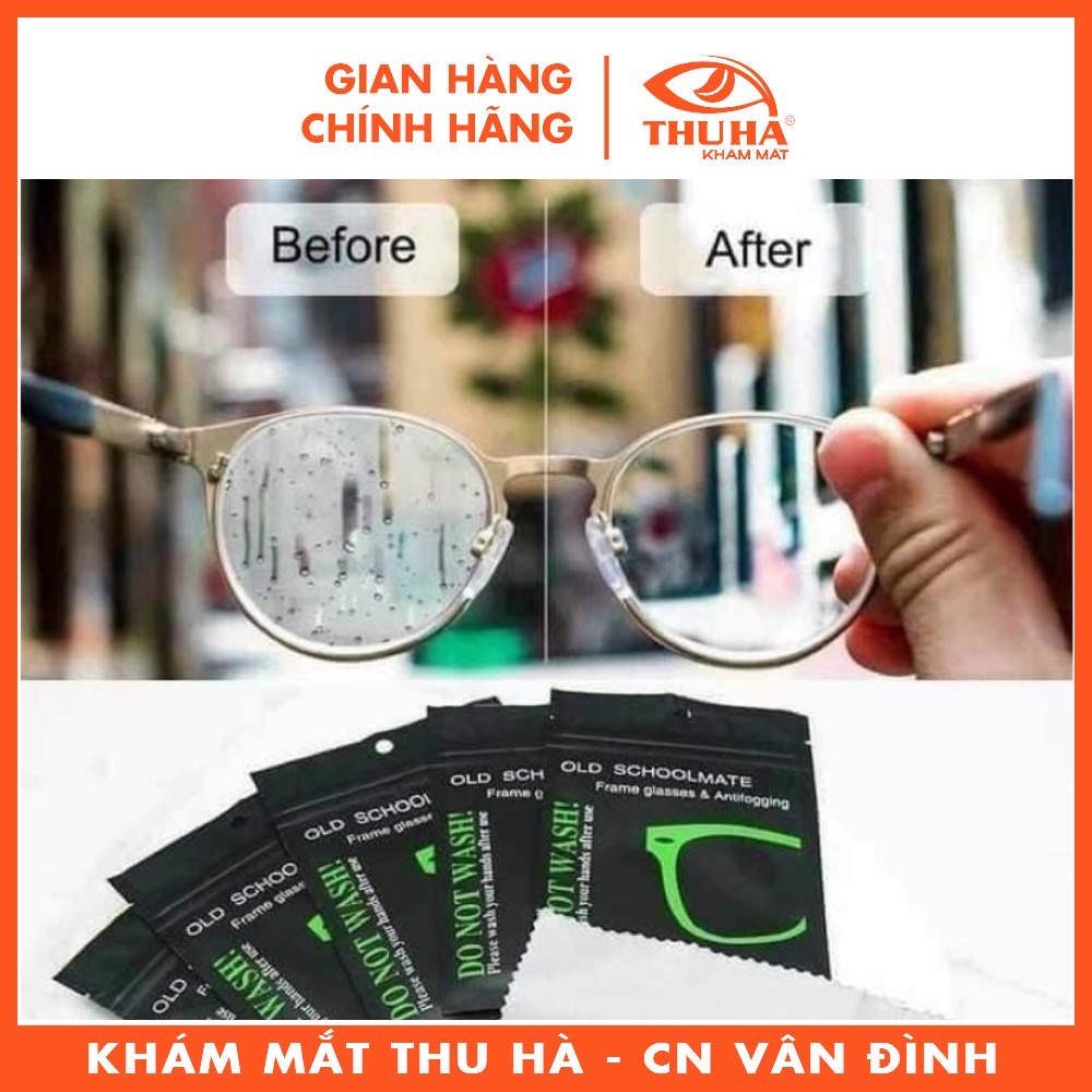 Khăn lau mắt kính nano chống mờ, chống bám hơi nước có thể tái sử dụng tiện lợi