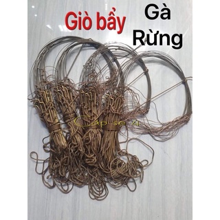 Giò bẩy gà rừng cáp không rỉ chân đồng