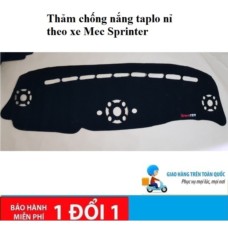 Thảm taplo nỉ cho các dòng xe Mec,spark,cerato,rio,everest,...