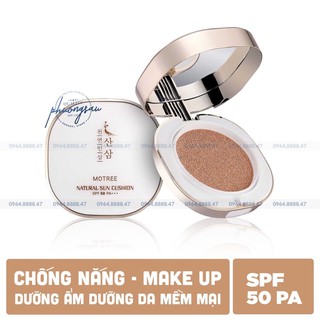 [CHÍNH HÃNG] Kem Chống Nắng Lựu Sâm Motree, Natural Sun Cushion SPF 50+ PA+++, Phù Hợp Mọi Loại Da