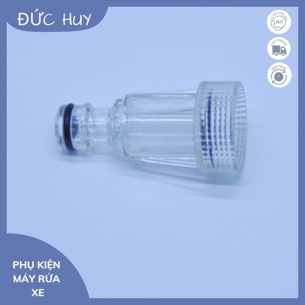 Cút trắng 2 lớp có lọc nối nhanh 🎁RẺ VÔ ĐỊCH🎁 Nhựa ABS chắc chắn,phù hợp hầu hết các dòng máy rửa xe gia đình hiện nay