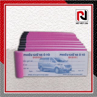 Phiếu giữ xe oto có sẵn, Phiếu giữ xe oto in sẵn