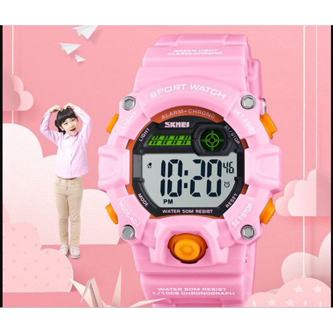 Đồng hồ điện tử trẻ em Skmei DBT1484 chống nước 5ATM siêu bền bỉ | BigBuy360 - bigbuy360.vn