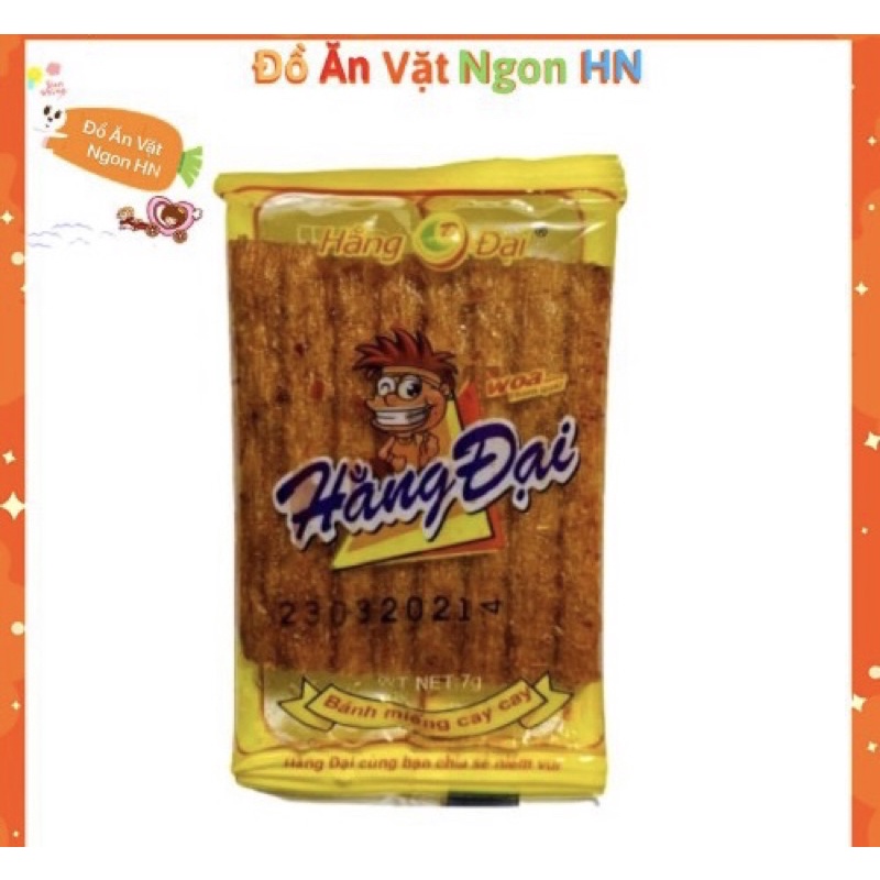 Combo 60 Gói Snack Sườn Dê Miếng Cay Hằng Đại, Snack Cay Cay Siêu Ngon, Date Mới Nhất