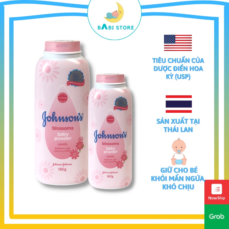 Phấn Rôm Johnson's Baby Powder 100gr,180gr Thái Lan - Babi Store