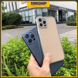 Ốp lưng iphone bảo vệ camera lưng mờ iphone 11 đến ip12 pro max