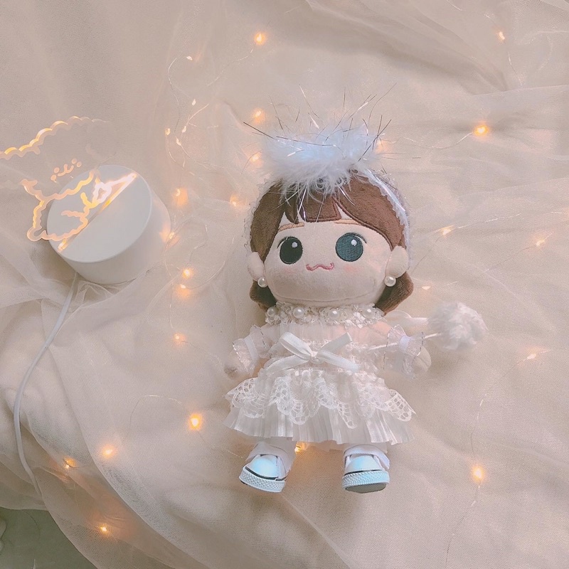 Set đầm SNOW cho doll 15-20cm