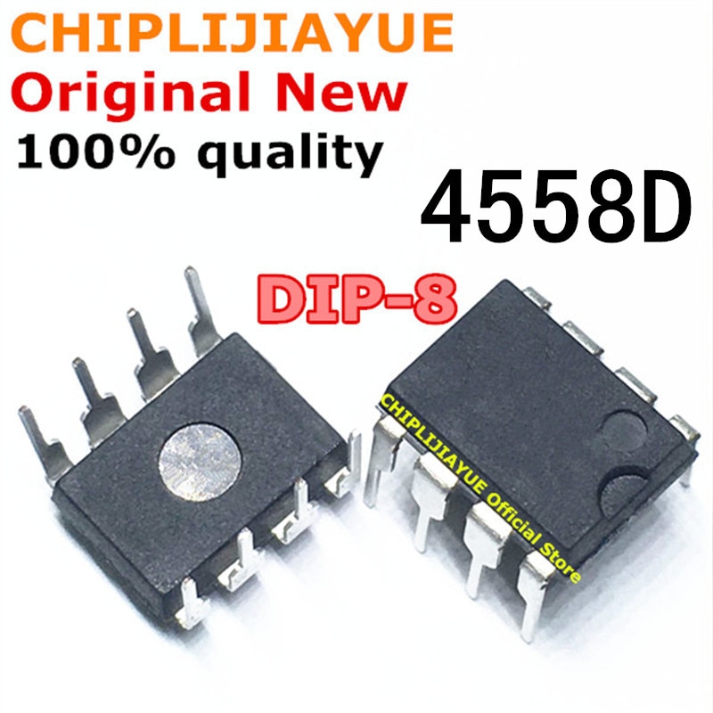 Set 20-50 Chip IC Mới Và Chính Hãng 4558D DIP8 RC4558P JRC4558D DIP 4558 RC4558 DIP-8