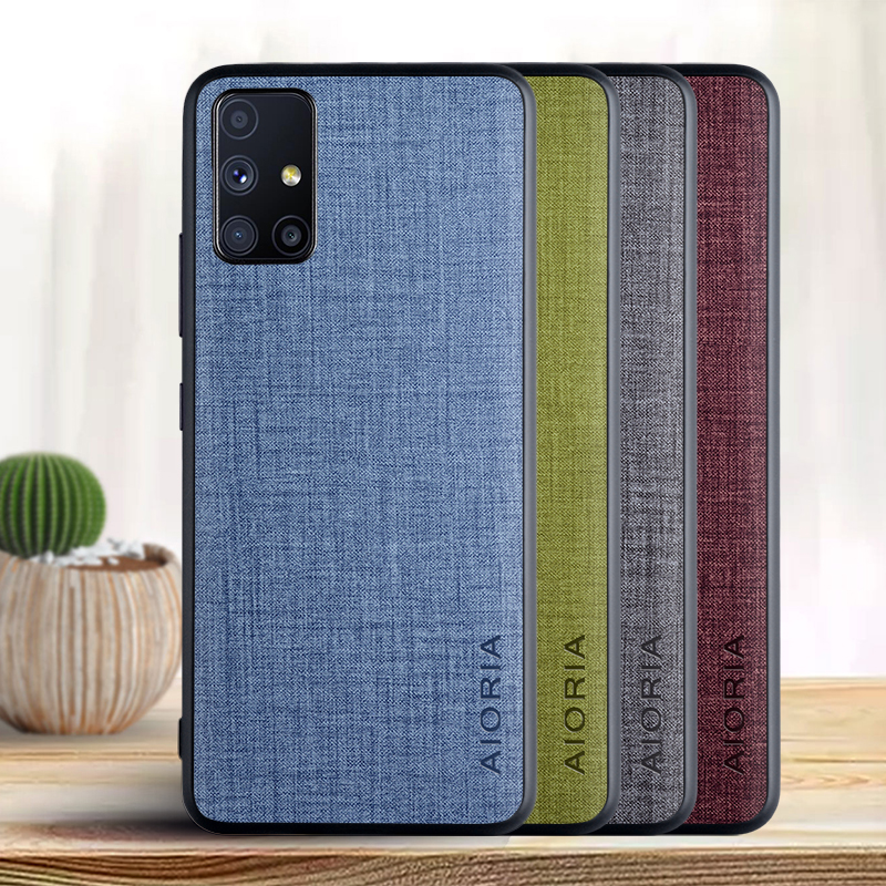 Bao Da Điện Thoại pu In Chữ Thập Cho samsung galaxy m51