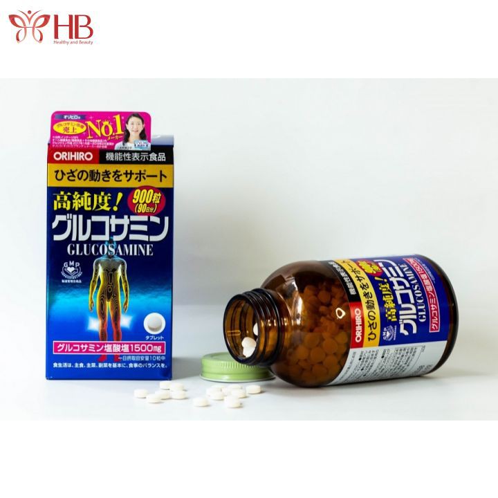 Viên bổ xương khớp Glucosamin 1500mg  Orihiro Japan loại 900 viên và loại 950 viên ORIHIRO NHẬT BẢN (date 2024)