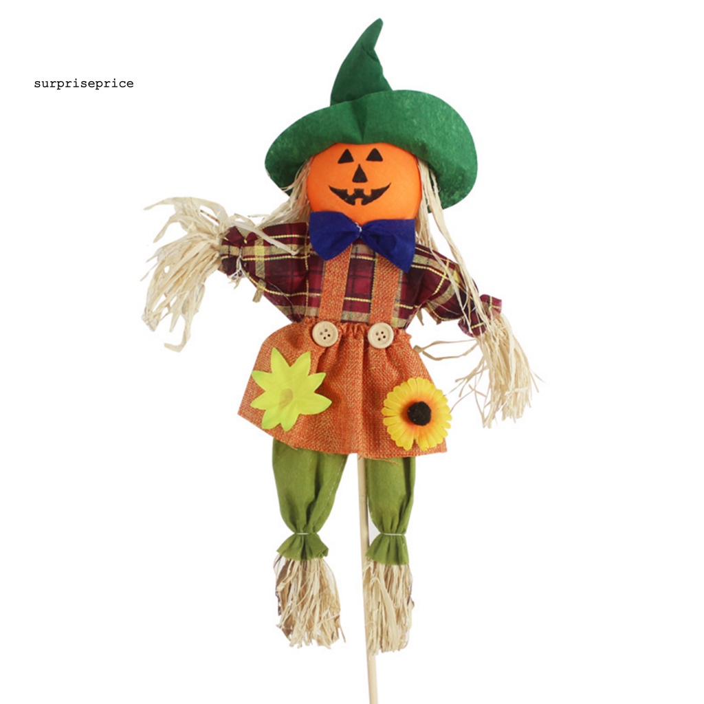 Bù Nhìn Rơm Nhiều Màu Sắc Dùng Để Trang Trí Vườn Lễ Tạ Ơn