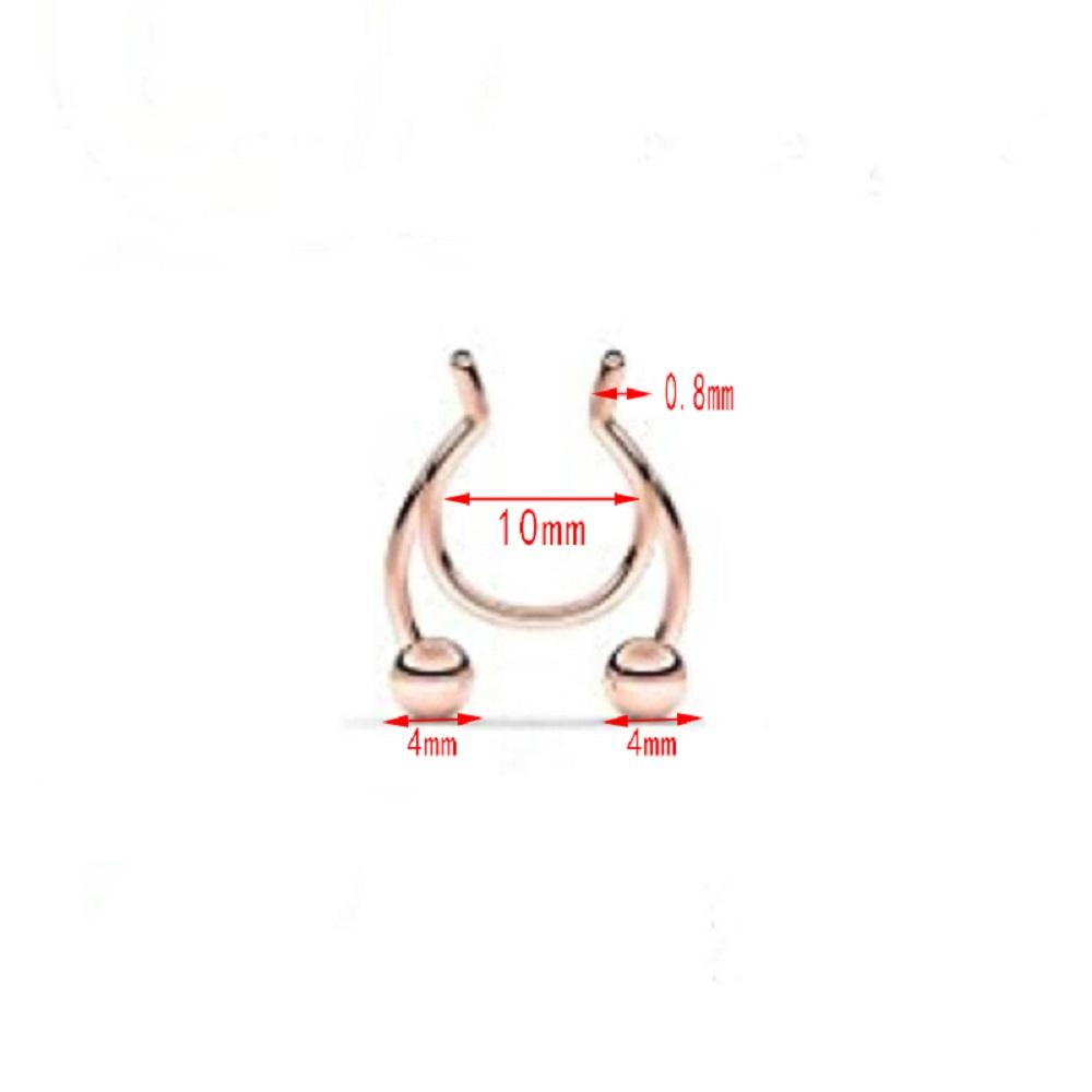 1 Khuyên Xỏ Mũi / Tai / Mũi Giả Trang Sức