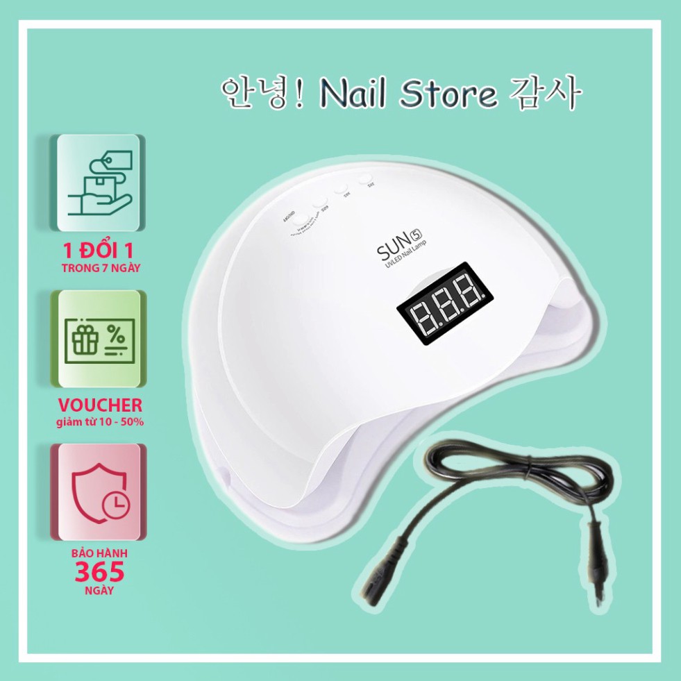 Máy hơ gel Sun 5 HƠ MÓNG 48W BẢO HÀNH 12 THÁNG - SỬA CHỮA MIỄN PHÍ